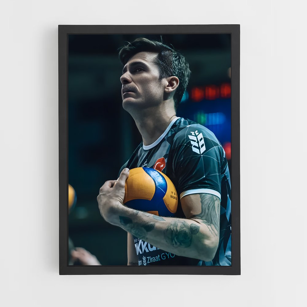 Poster Le Serveur de Rêves – affiche Volleyball (vue 2)